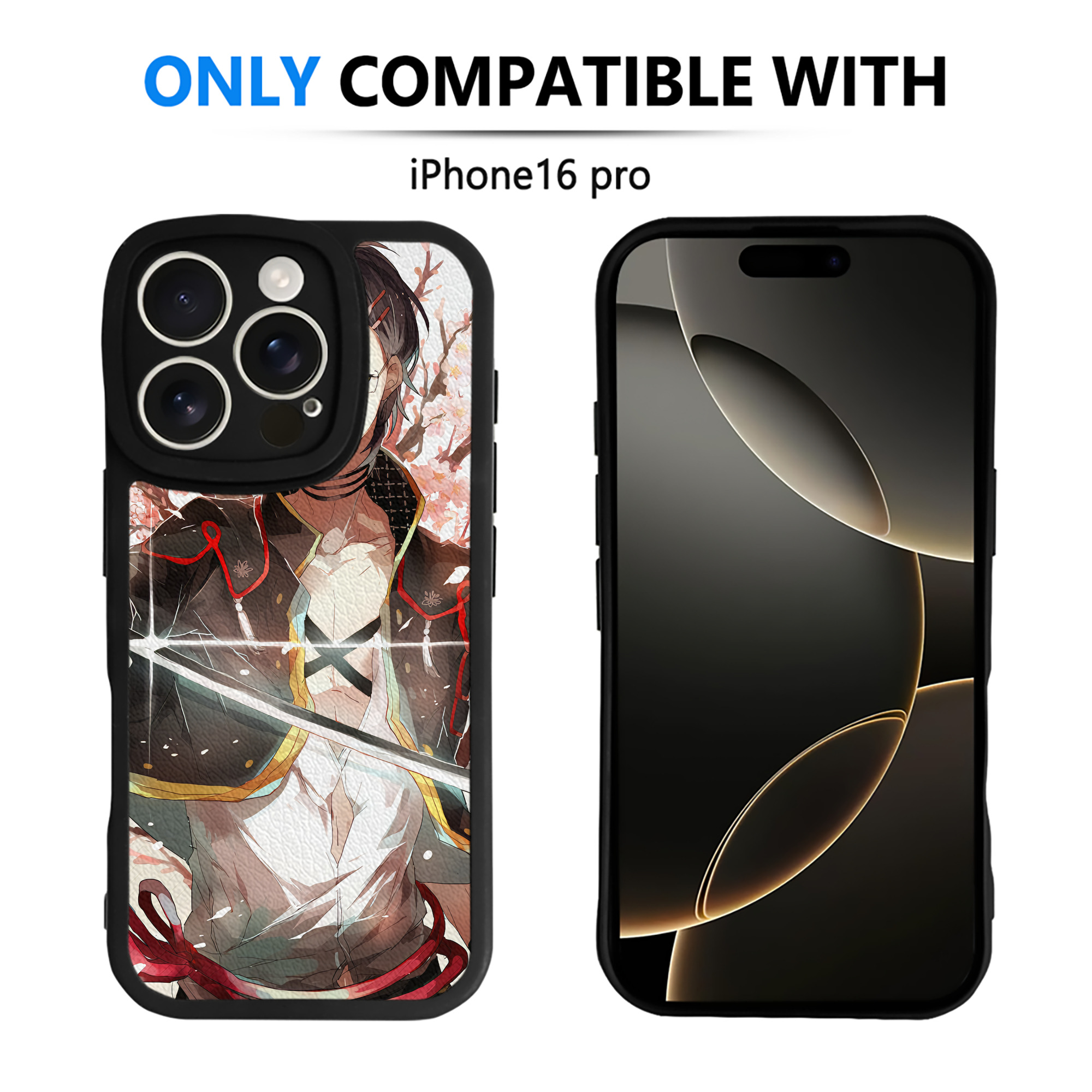 （画像用） 刀剣乱舞 Touken Ranbu 【iPhone 16シリーズ対応】シリコンスマホケース（レザー調） 材質：シリコン